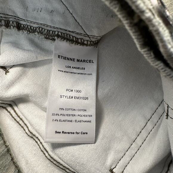 Etienne Marcel Jeans Camo Moto Women’s Size 30 NWT - Picture 4 of 7